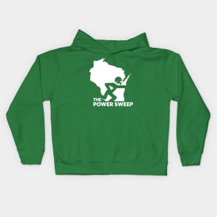 The Power Sweep Wisconsin Kids Hoodie